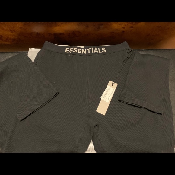 Essentials Waffle Knit Joggers - Picture 1 of 3